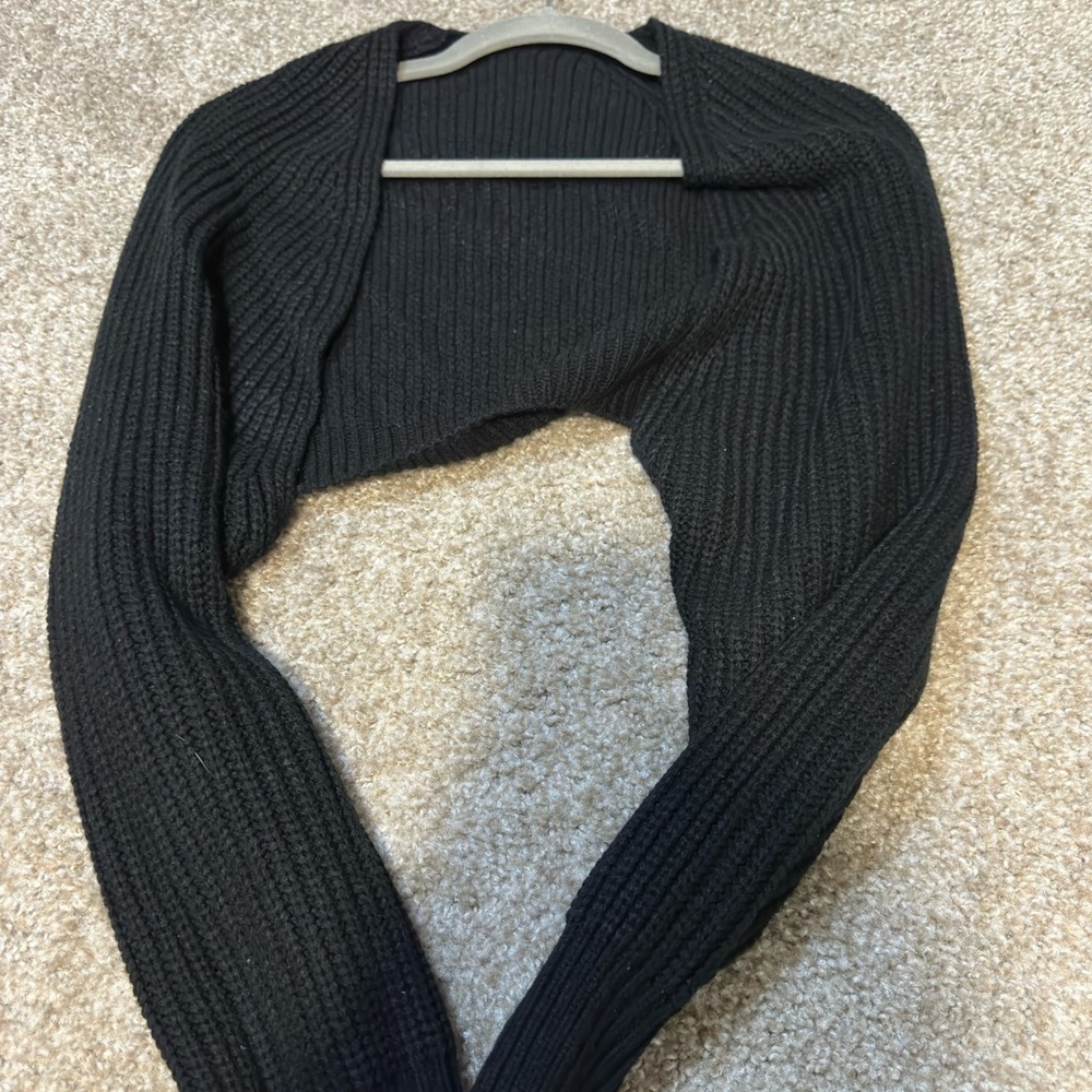 cropped ballerina sweater